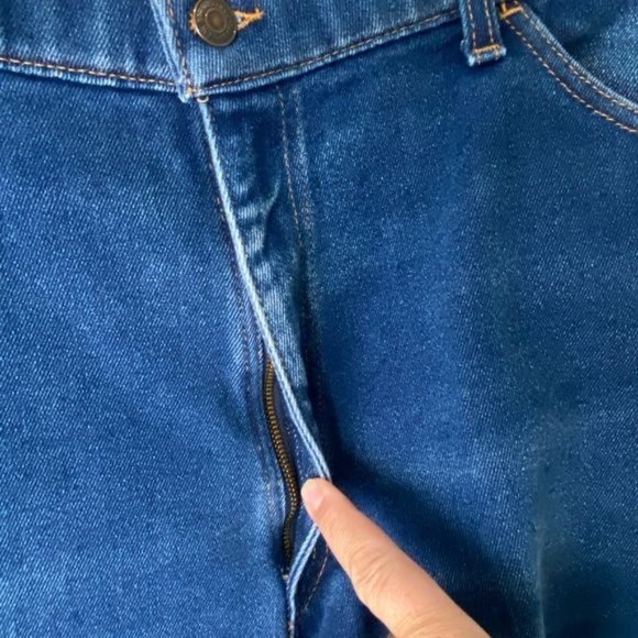 Levi’s vintage men’s brown tab elastic waist USA 80s waist 40” length 29.5” - Picture 4 of 14